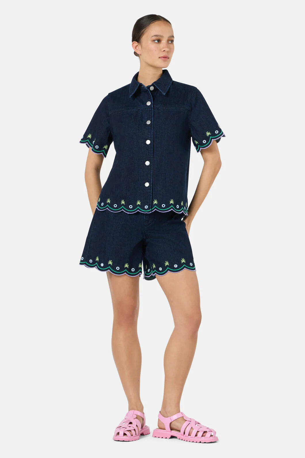 Greta Denim Shirt - Image 2