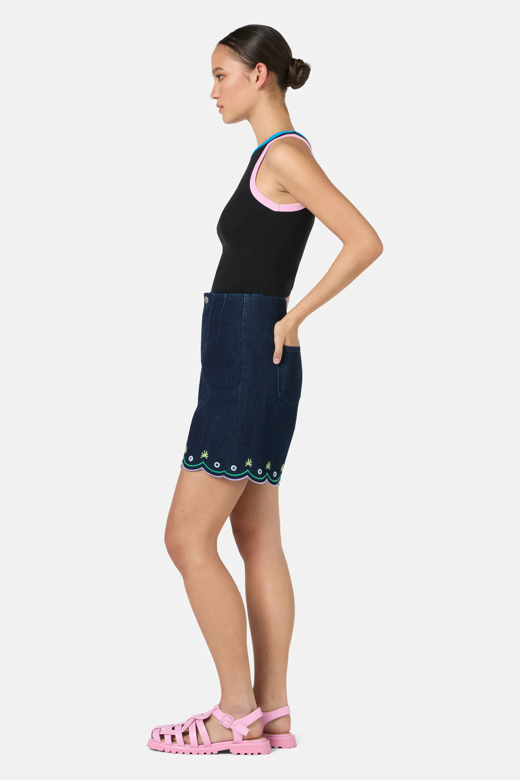 Greta Denim Short - Image 3