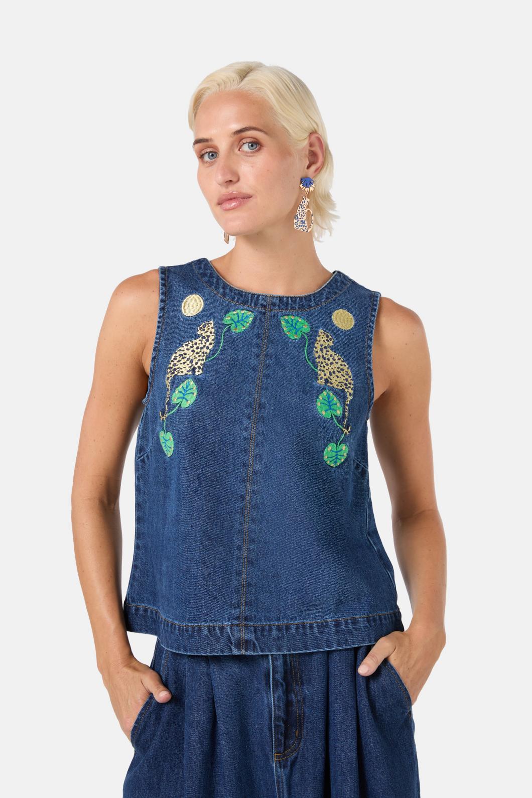 Guardians Denim Top - Image 2