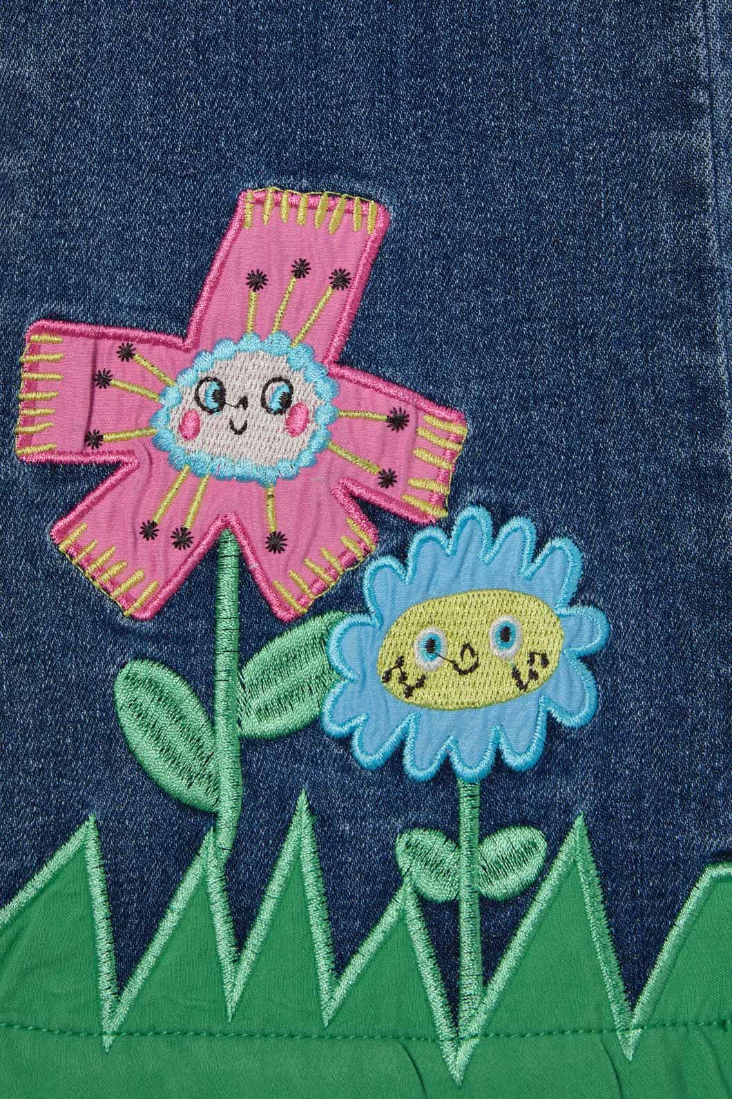 Happy Floral Kids Jeans - Image 4