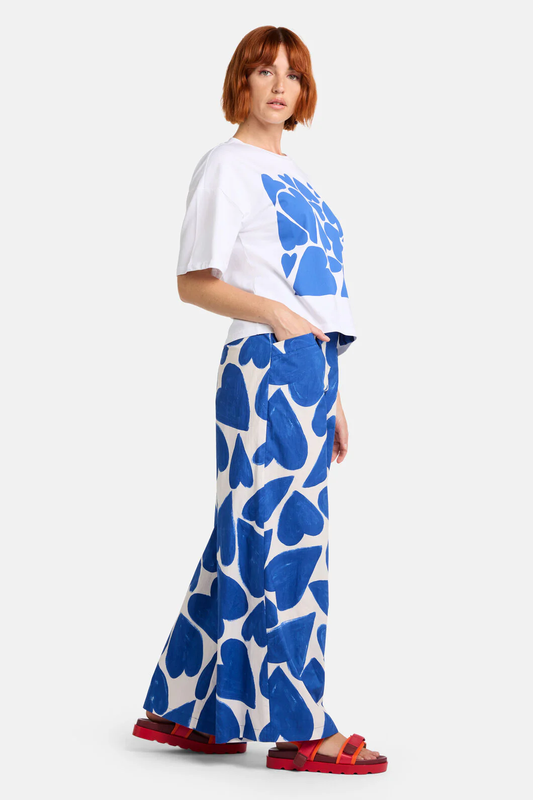 Heartbeat Placement Relaxed Tee - Image 3