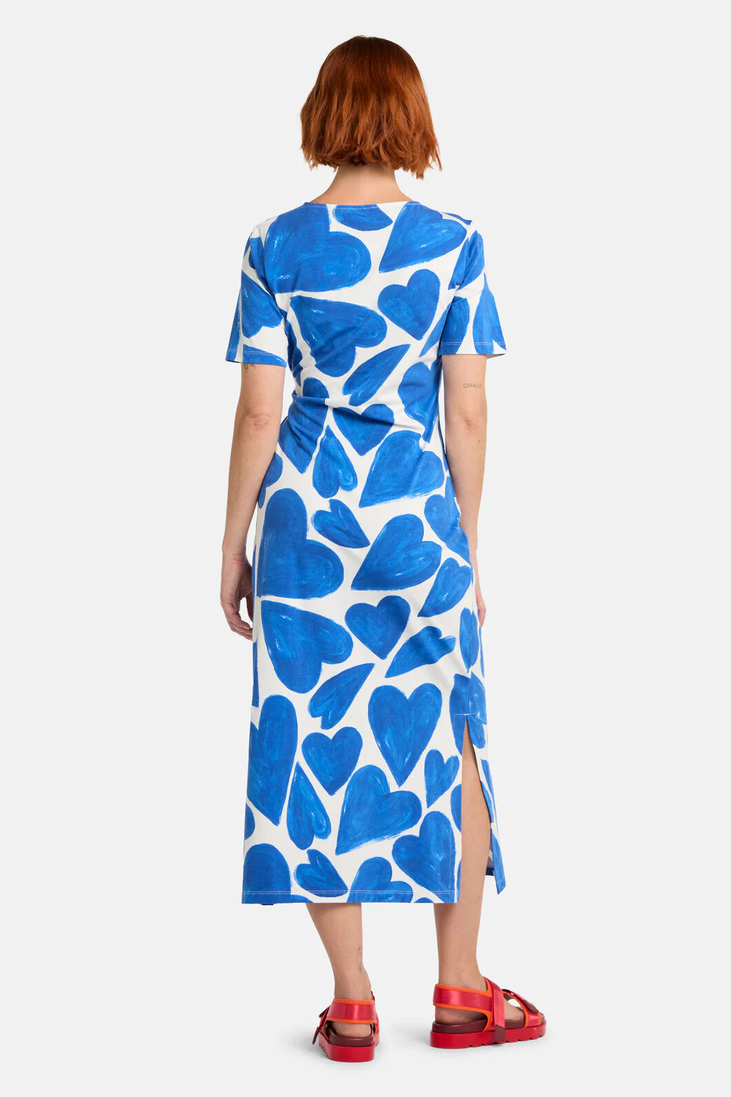Heartbeat Print Tee Dress - Image 3