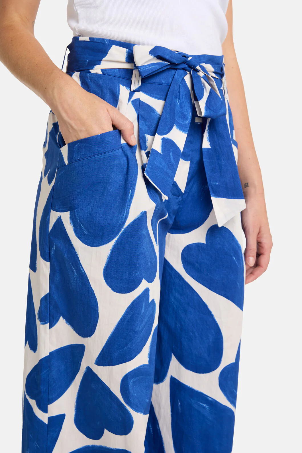 Heartbeat Print Wide Pant - Image 4