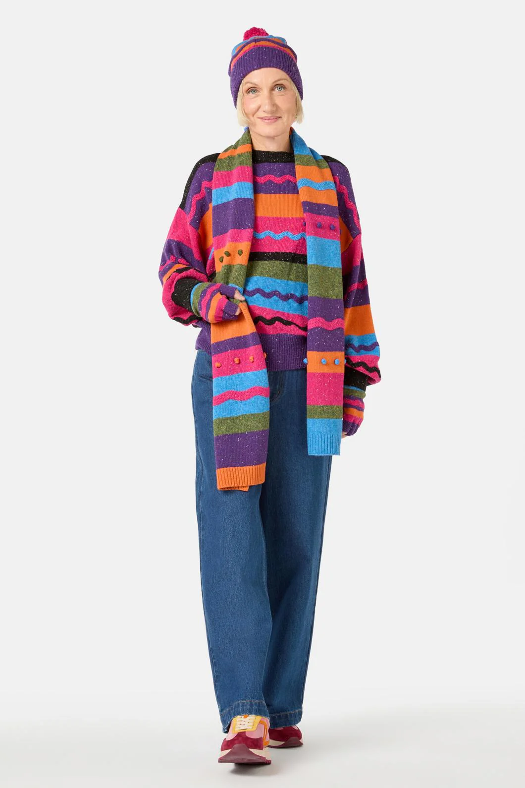 Heirloom Stripe Scarf - Image 2