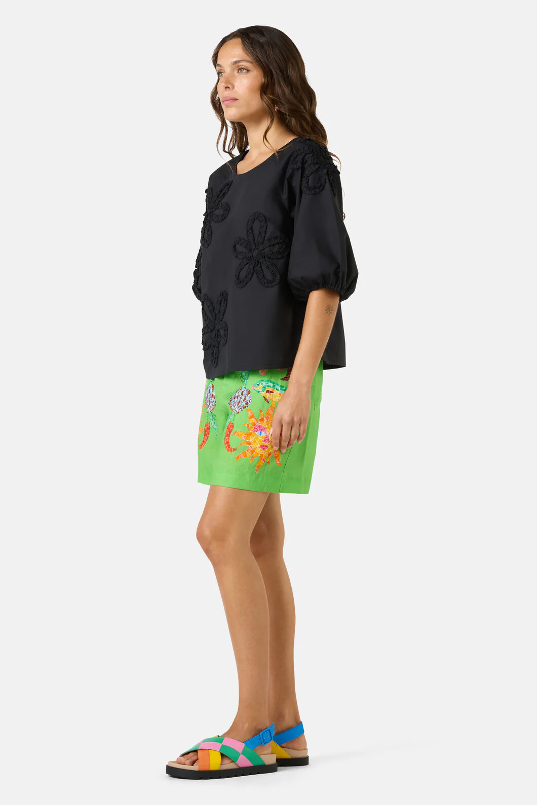 Hi Flower Cotton Top - Image 3