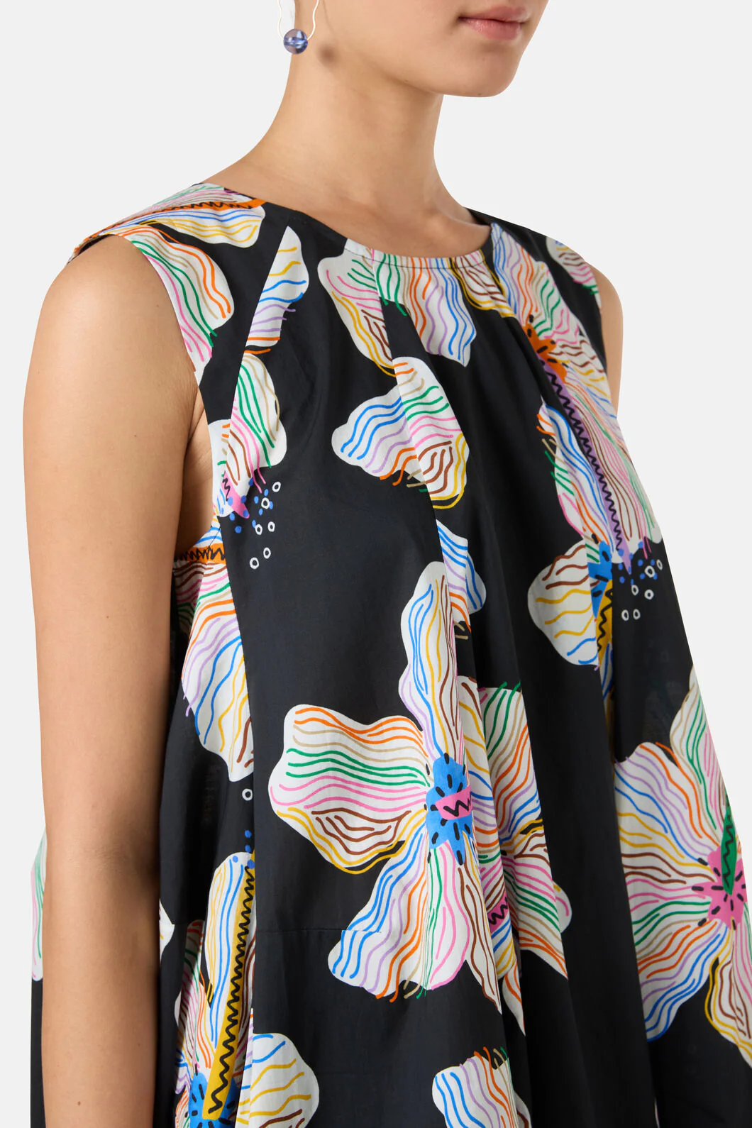 Hibiscus Bubble Dress - Image 5