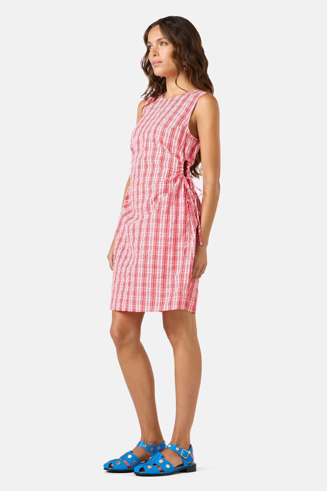 Highland Check Mini Dress - Image 3