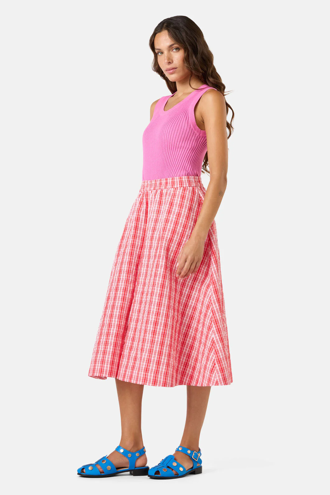 Highland Check Skort - Image 3