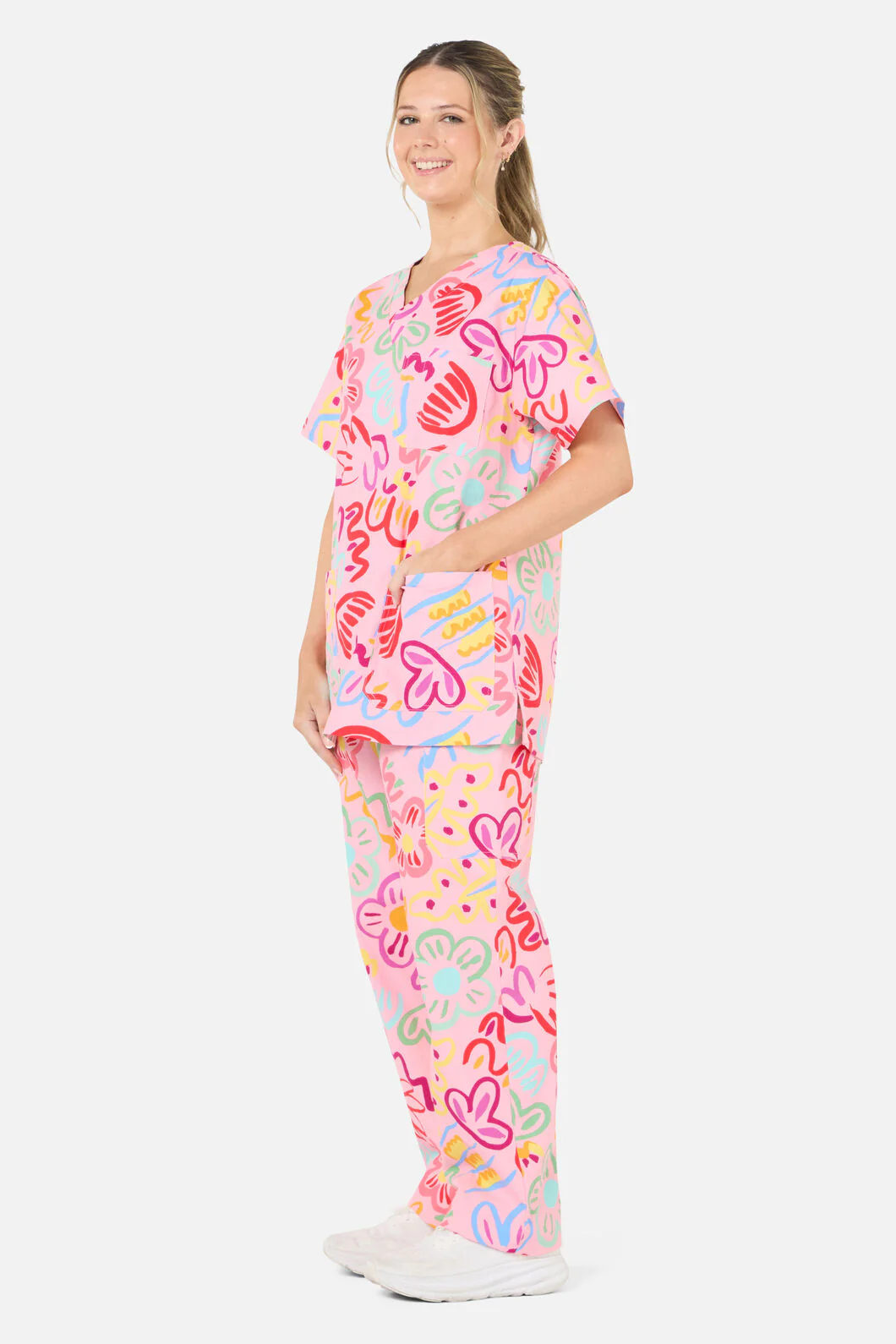 Holiday scrub set - Image 2