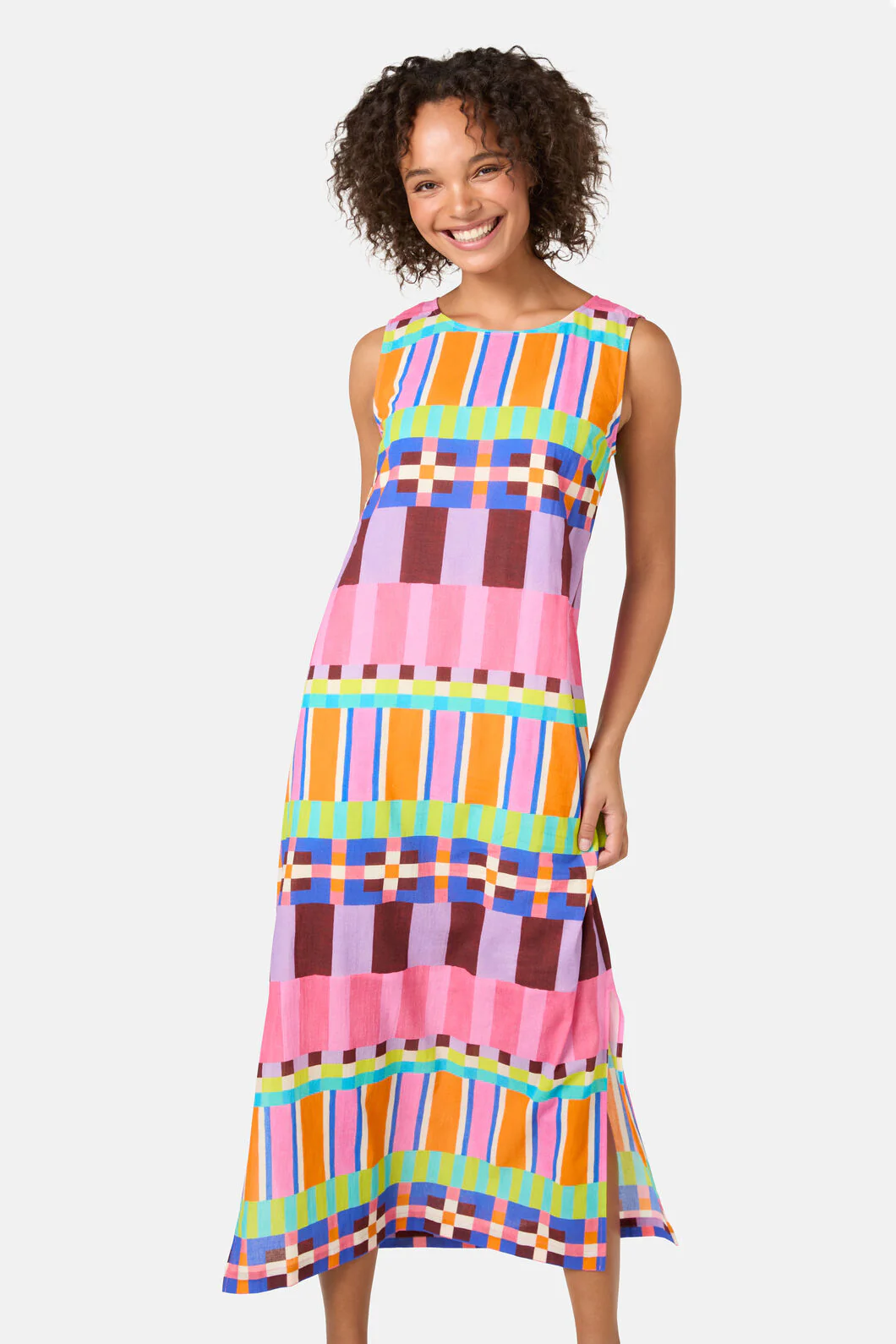 Holiday Stripe Long Dress - Image 5