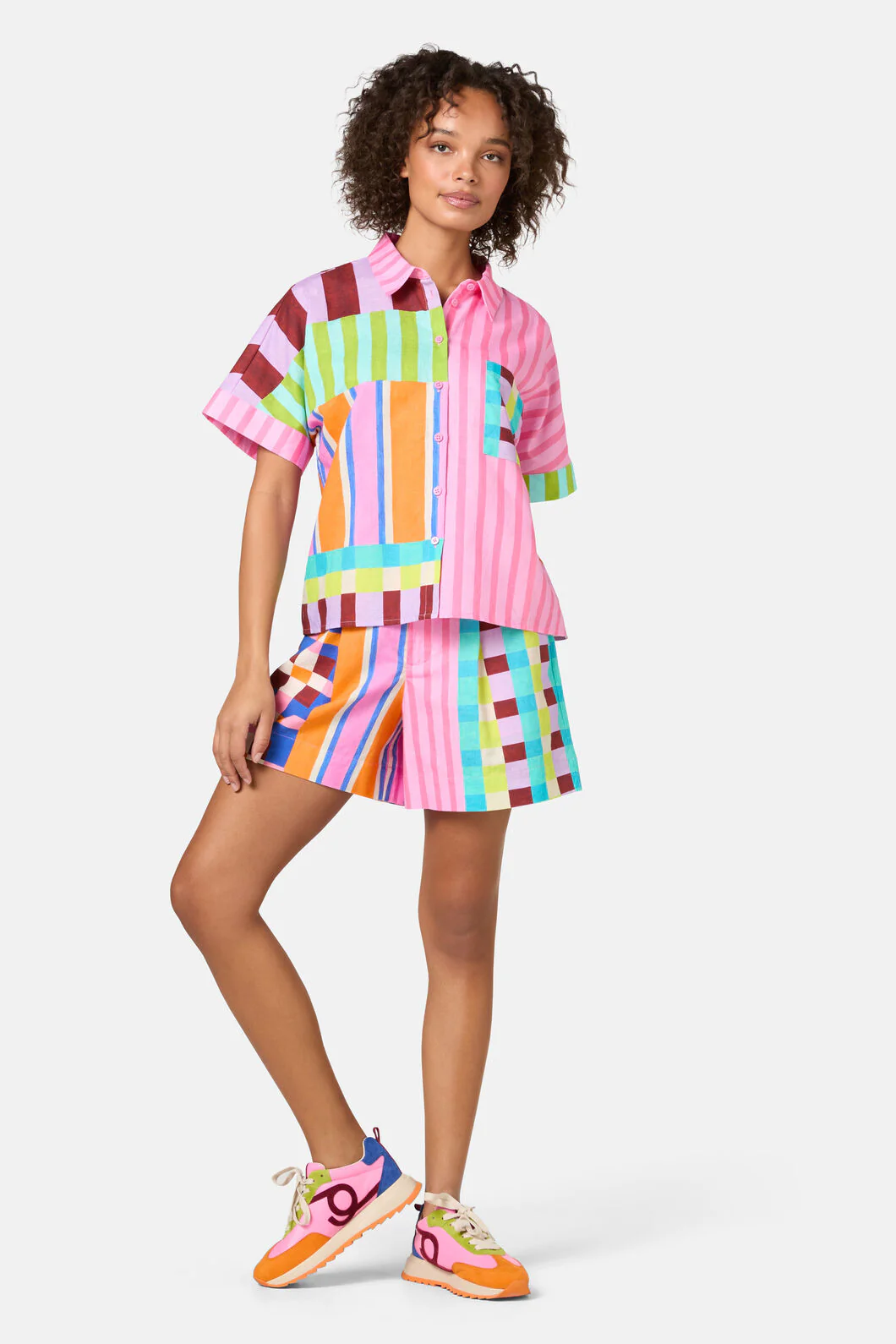 Holiday Stripe Print Shirt - Image 4