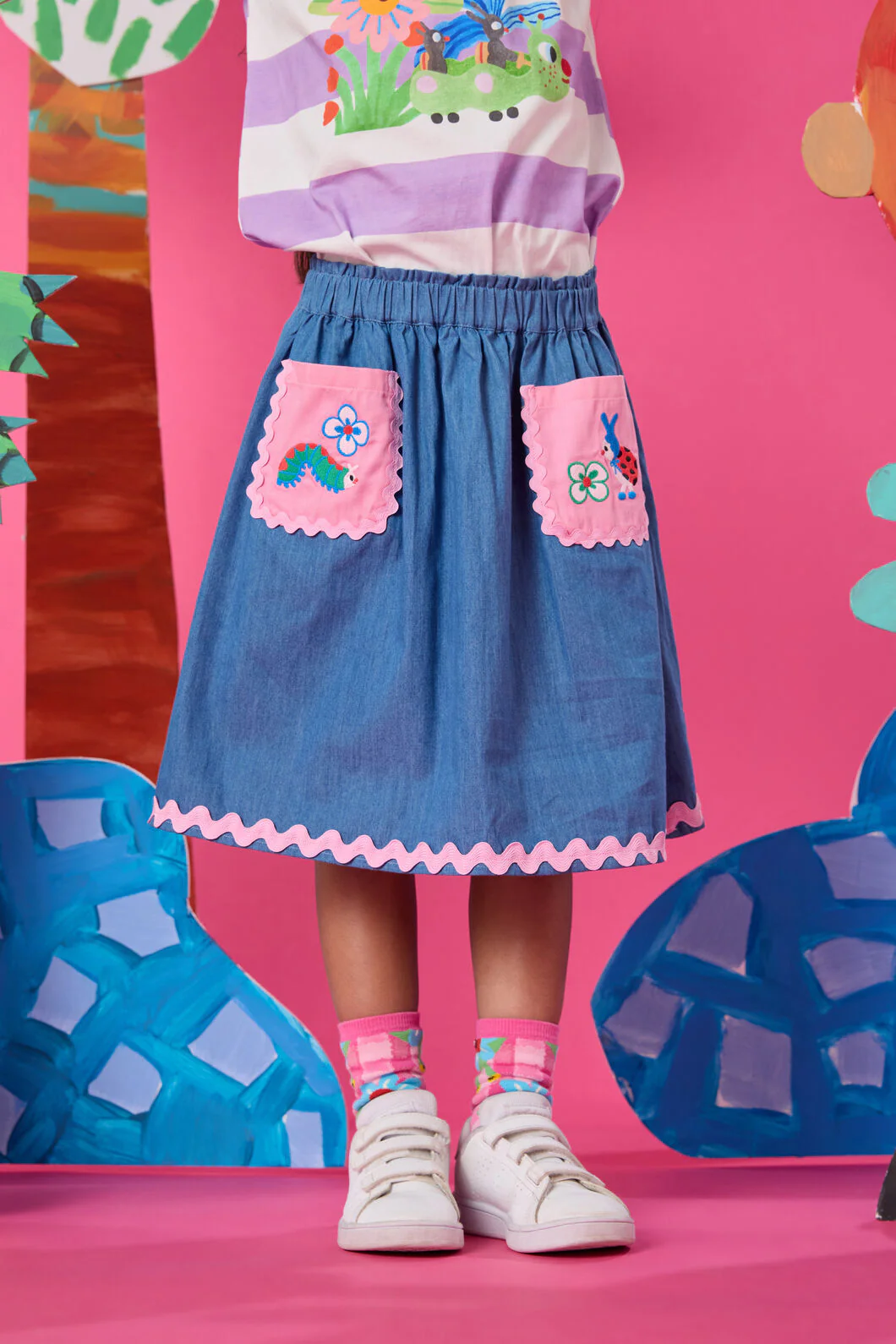 Hyper Bugs Kids Denim Skirt - Image 2