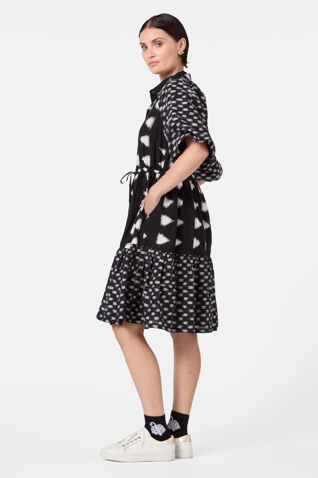 Ilana Ikat Smock Dress - Image 3