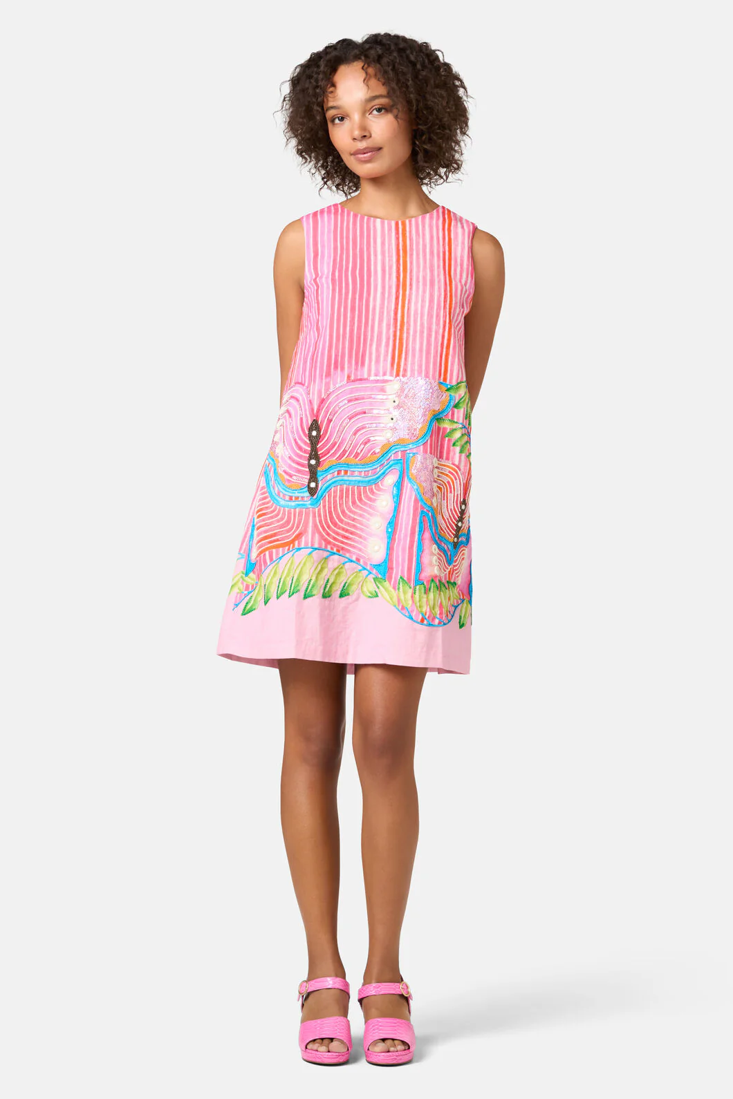 In Secret Print Shift Dress - Image 4