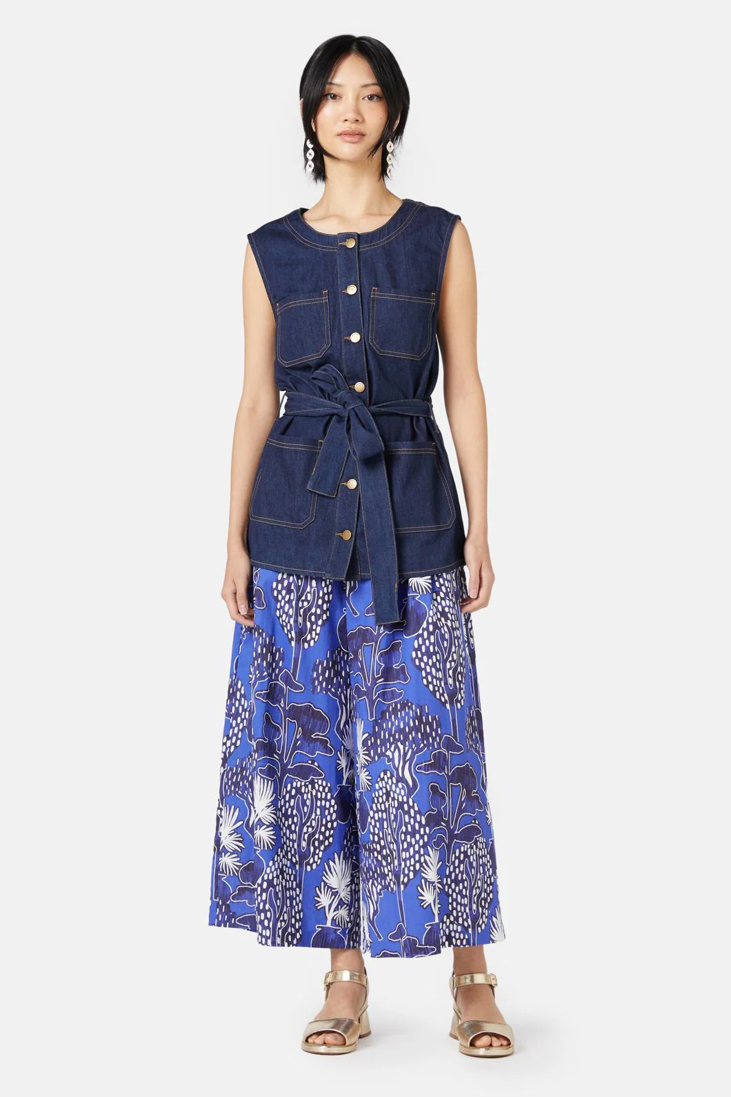 Indigo Blues Denim Vest - Image 3