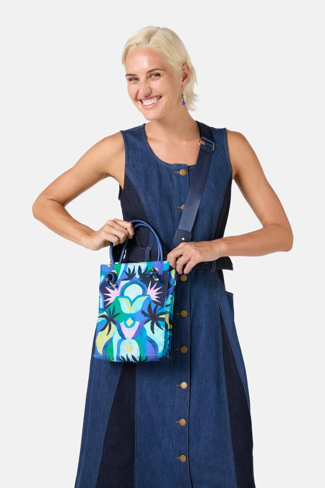 Jade Canvas Mini Tote - Image 2