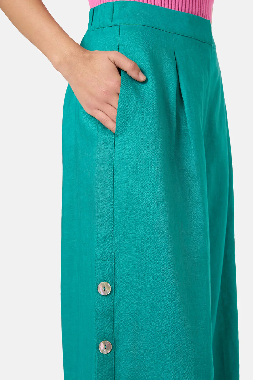 Jade Side Button Skort - Image 4