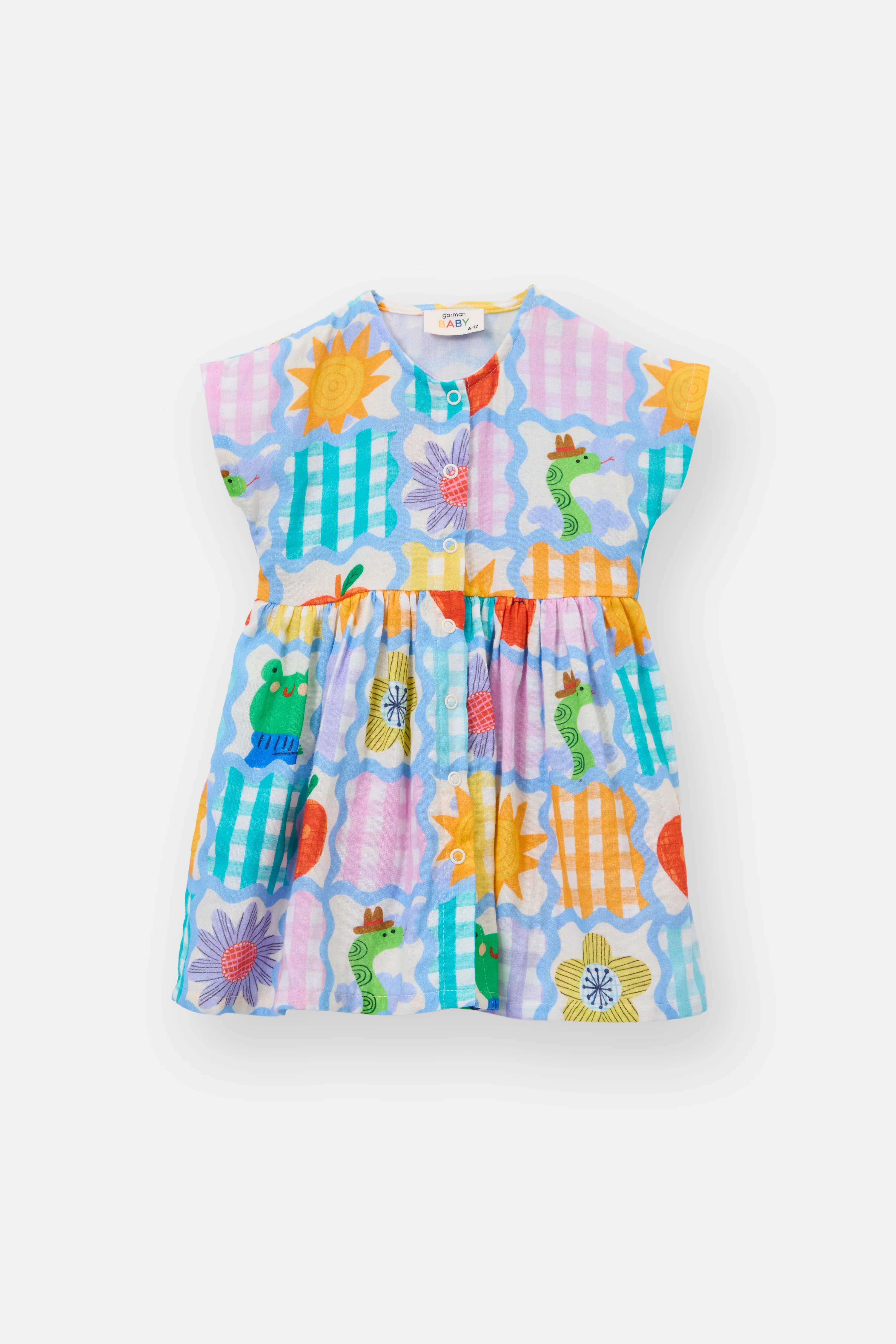 Jumble Check Baby Dress - Image 2
