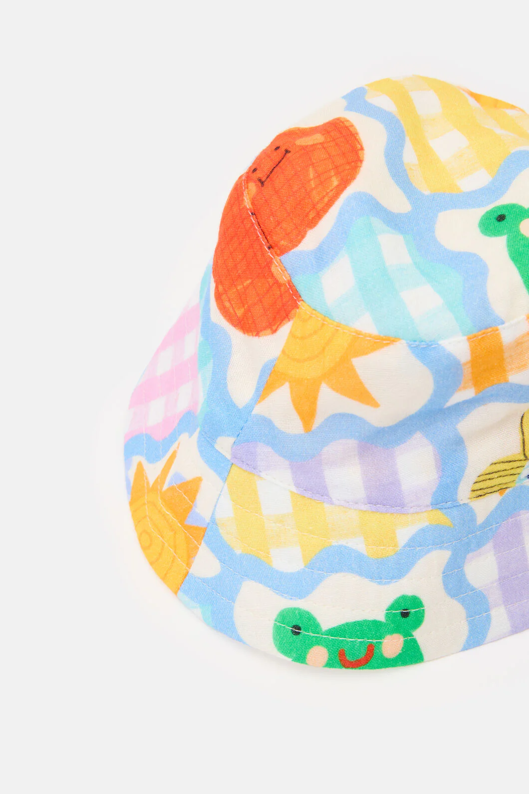 Jumble Check Baby Hat - Image 3
