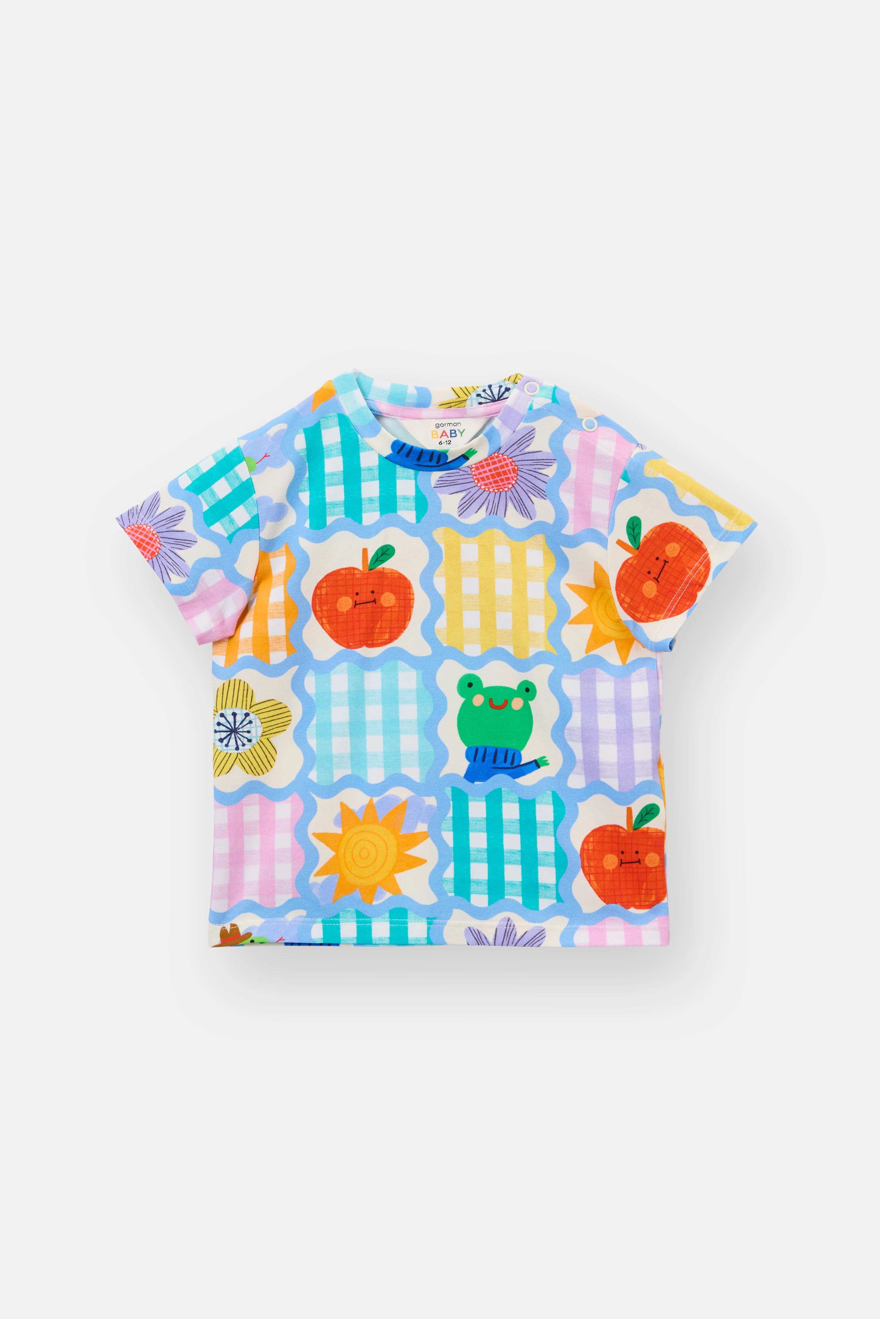 Jumble Check Baby Tee - Image 2