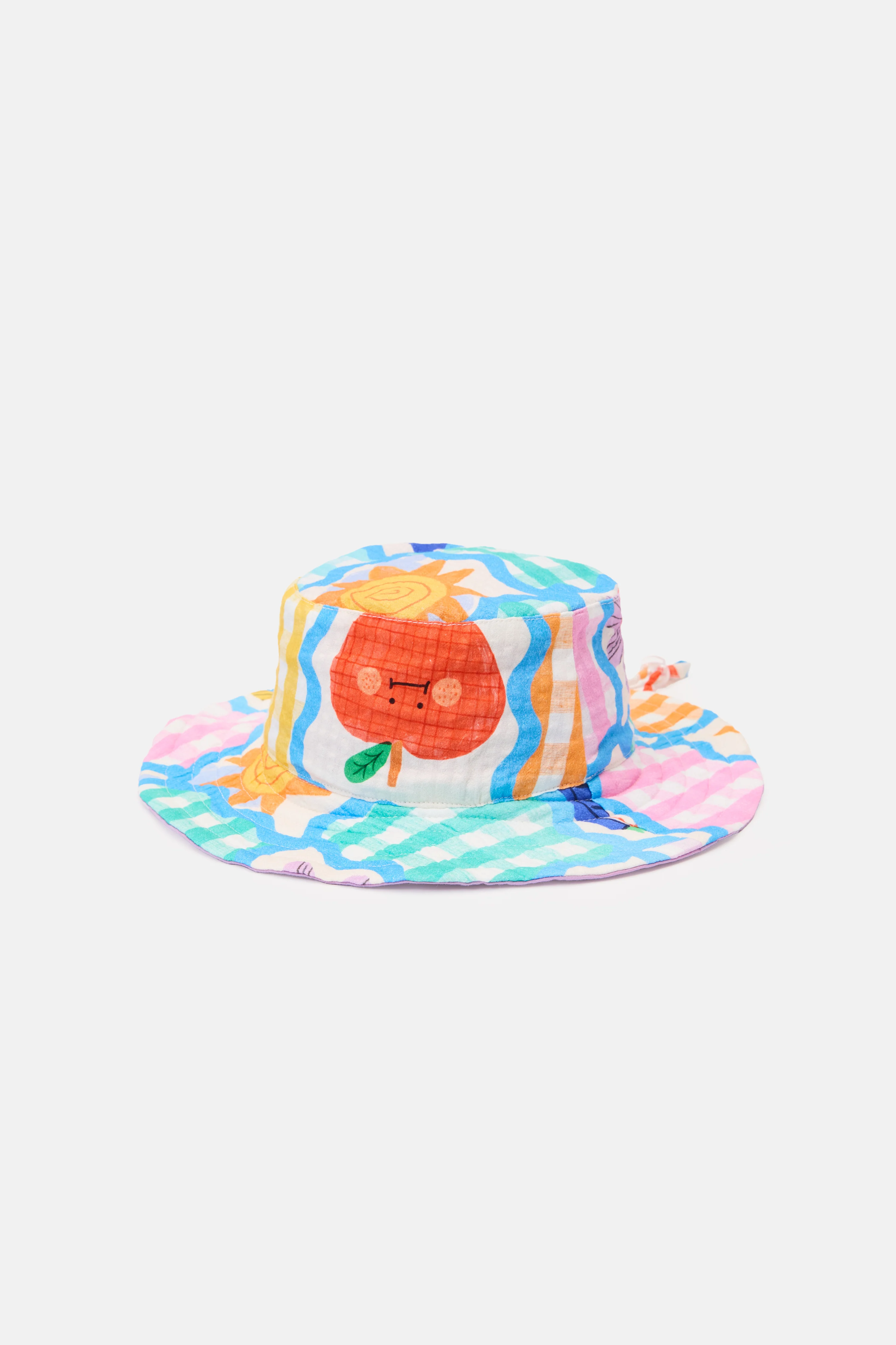 Jumble Check Kids Hat - Image 3