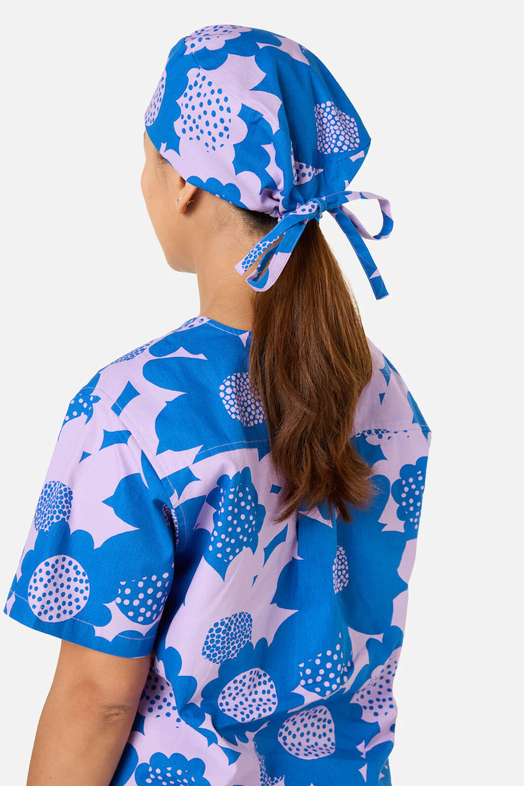 Jumbo Flowers Scrub Hat - Image 2