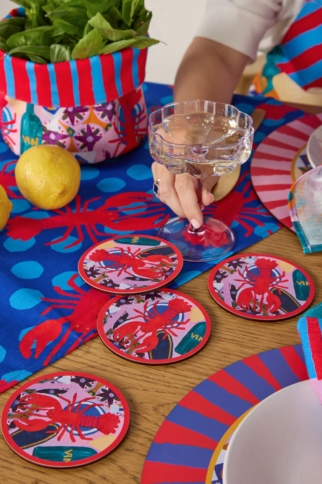 Le Pique-Nique Coaster Set 4 - Image 2
