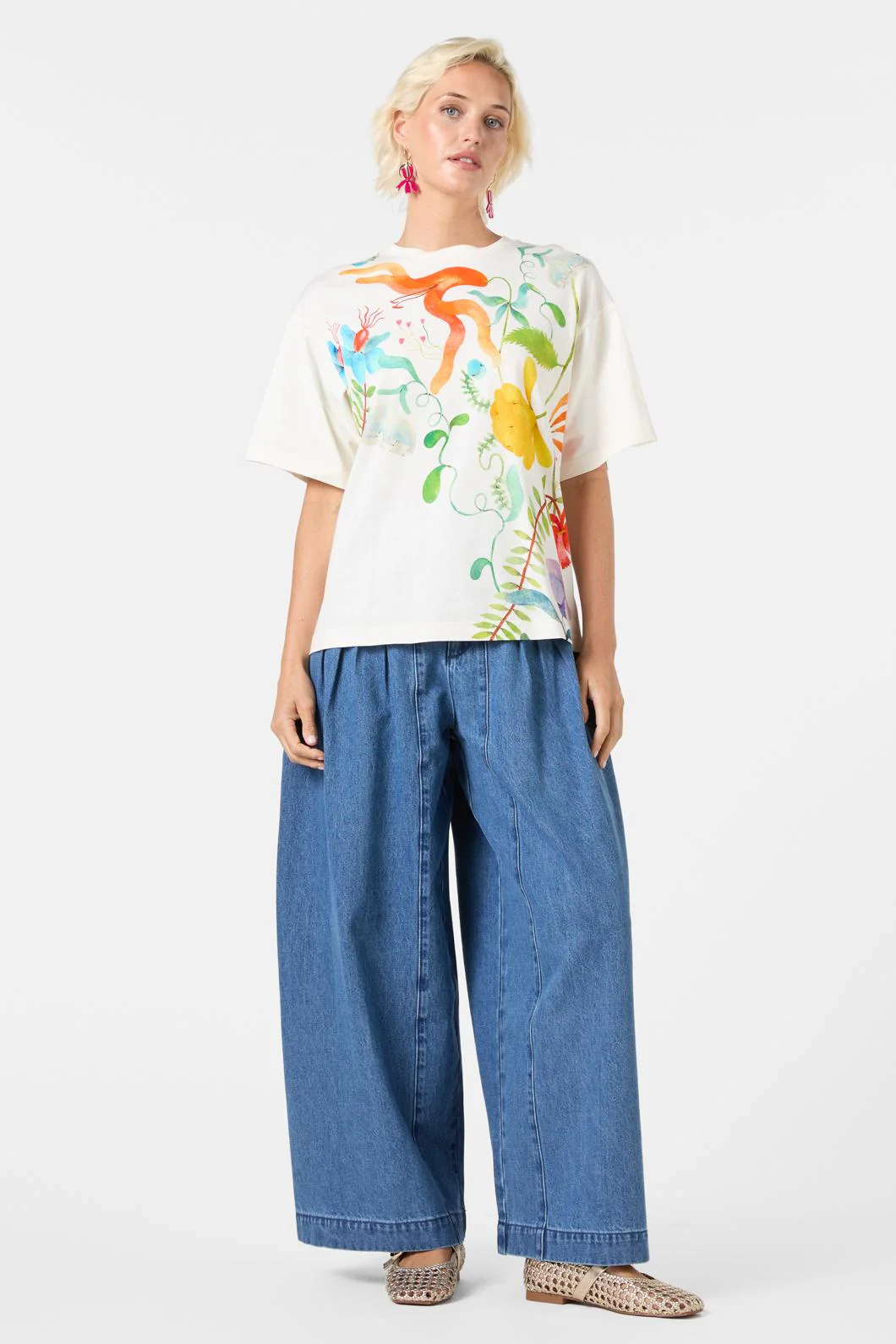 Leafy Lessons Oversized Tee - Image 2