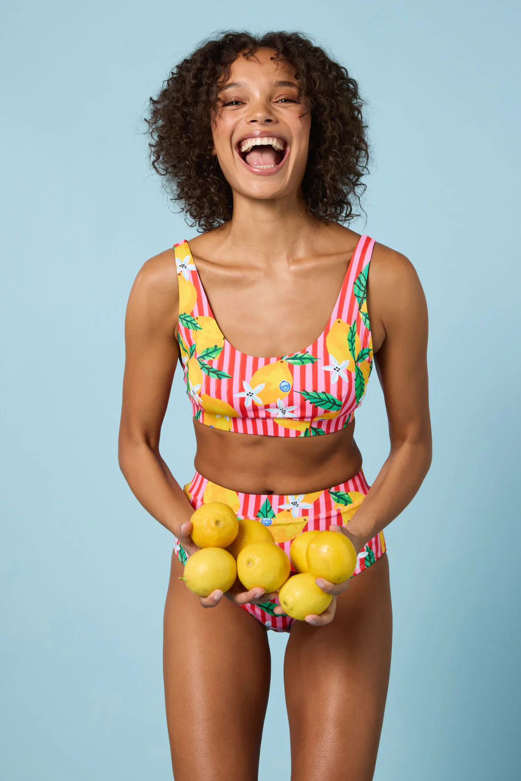 Lemonade Print Bikini Top - Image 2
