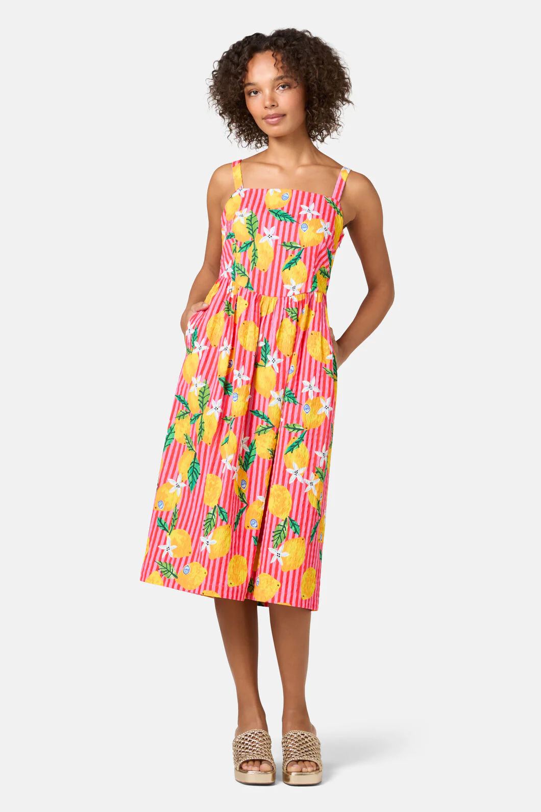 Lemonade Print Summer Dress - Image 5