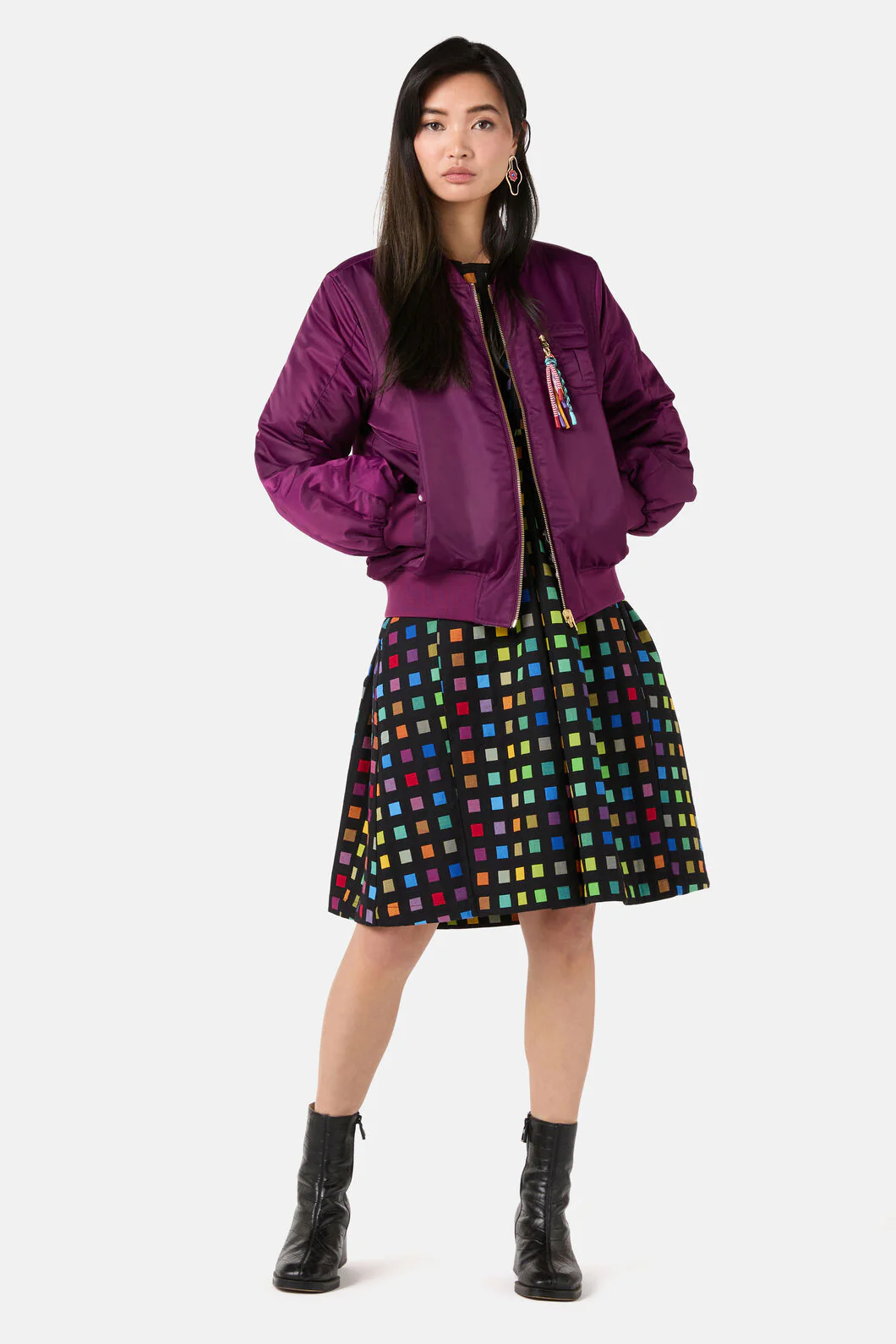 Light Up Check Smock Dress - Image 10
