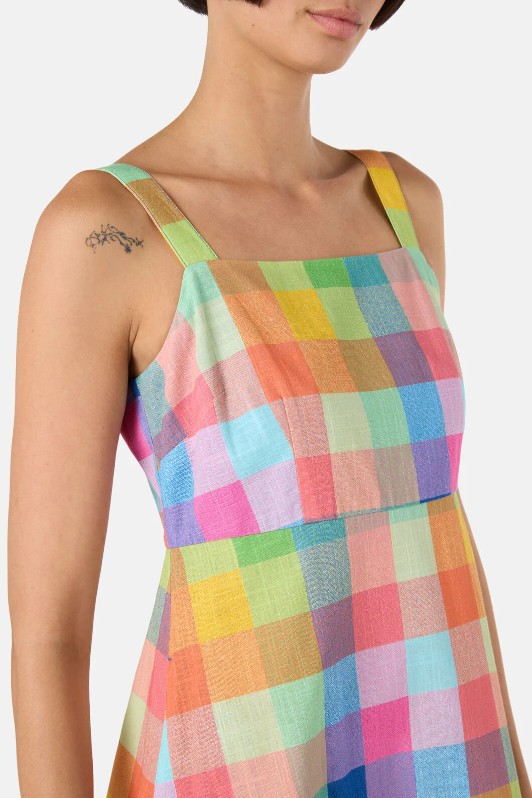 Little Checks Midi Dress - Image 6