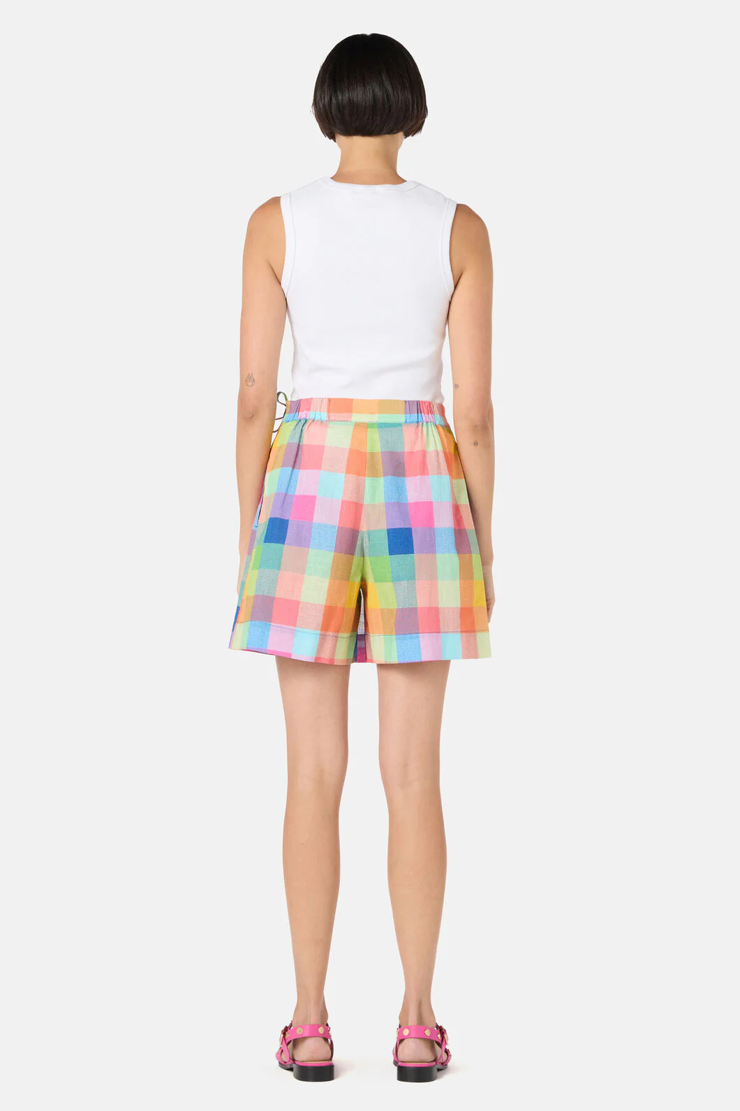 Little Checks Mini Skort - Image 3