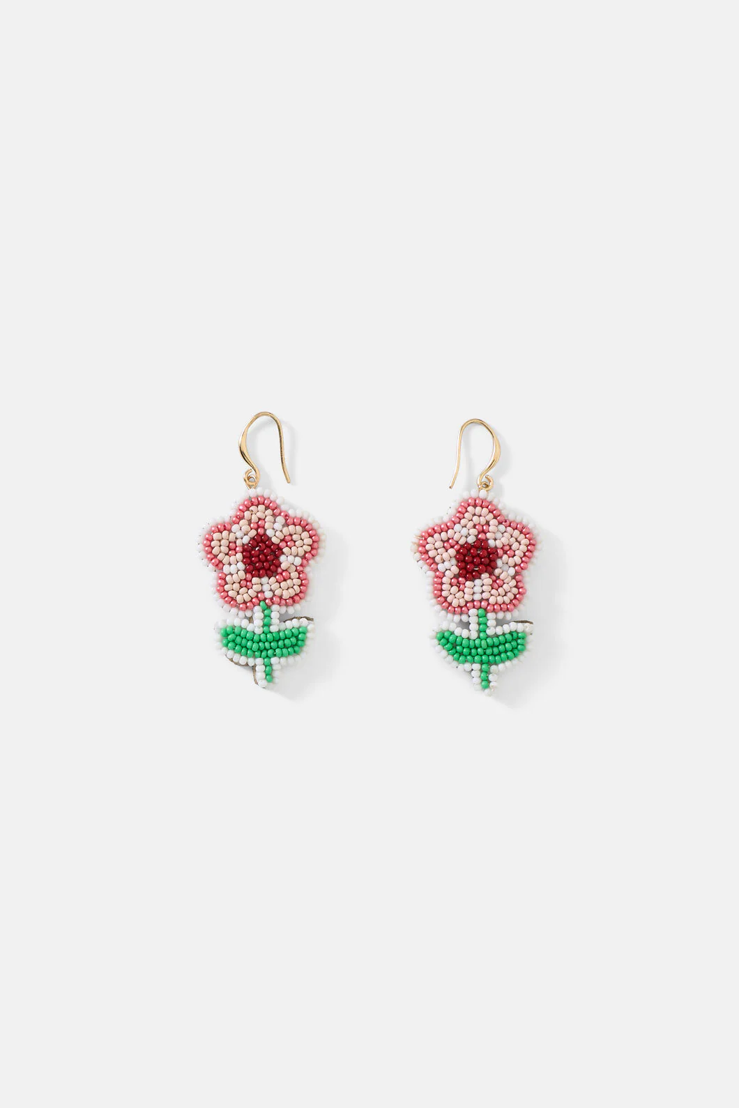 Little Daisy Beaded Earrings - Image 2