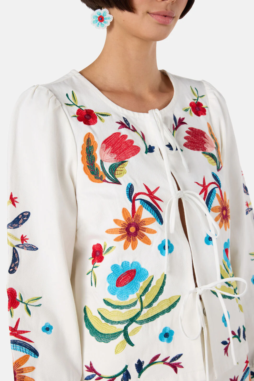 Little Things Denim Tie Jacket - Image 6