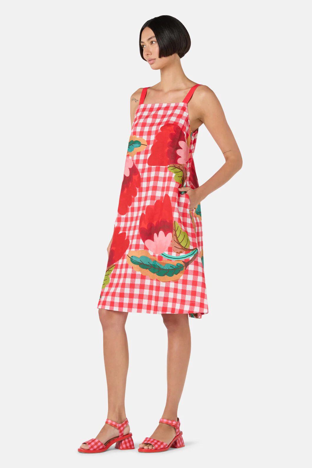 Little Things Gingham Dress - Image 3