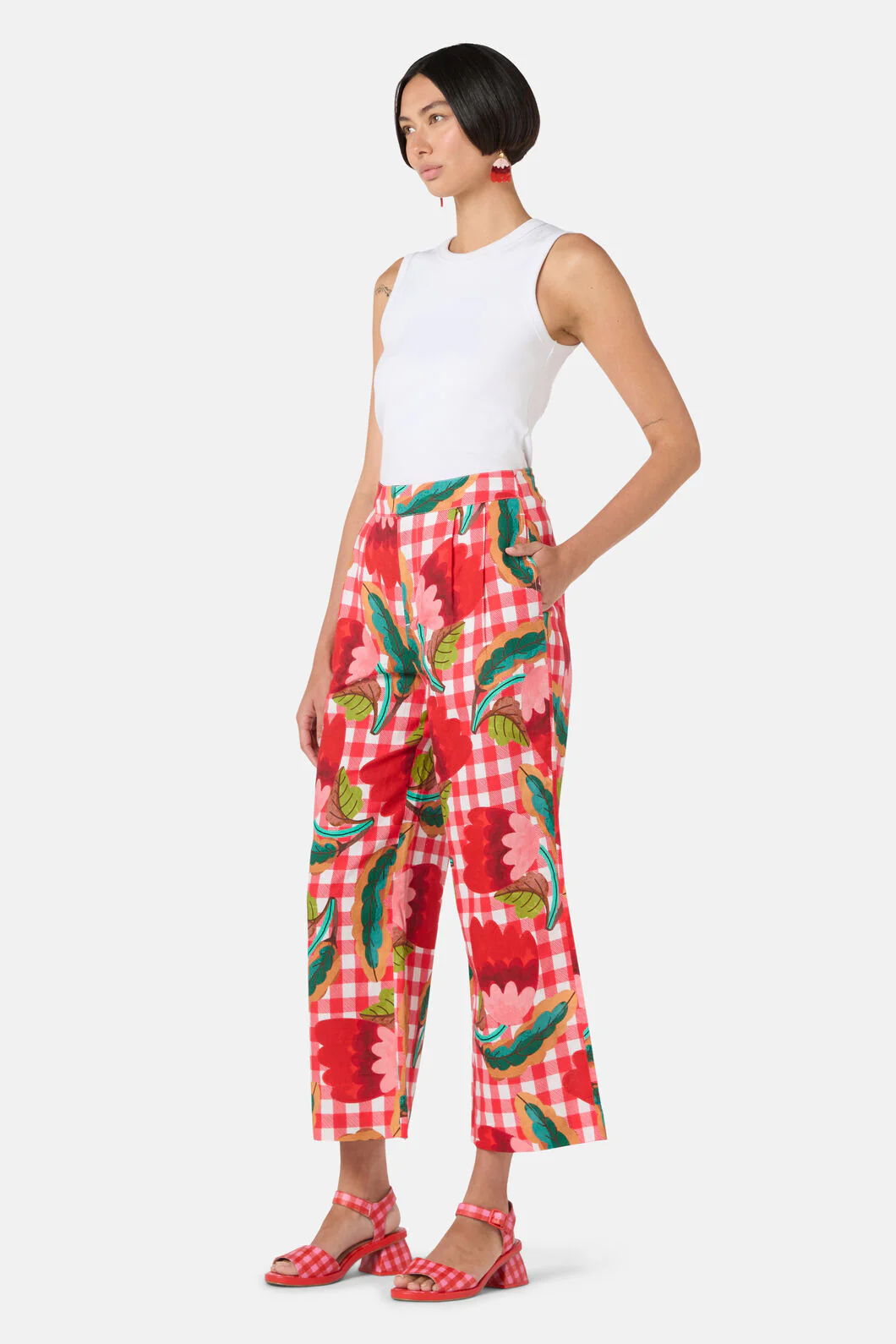 Little Things Gingham Pant - Image 2