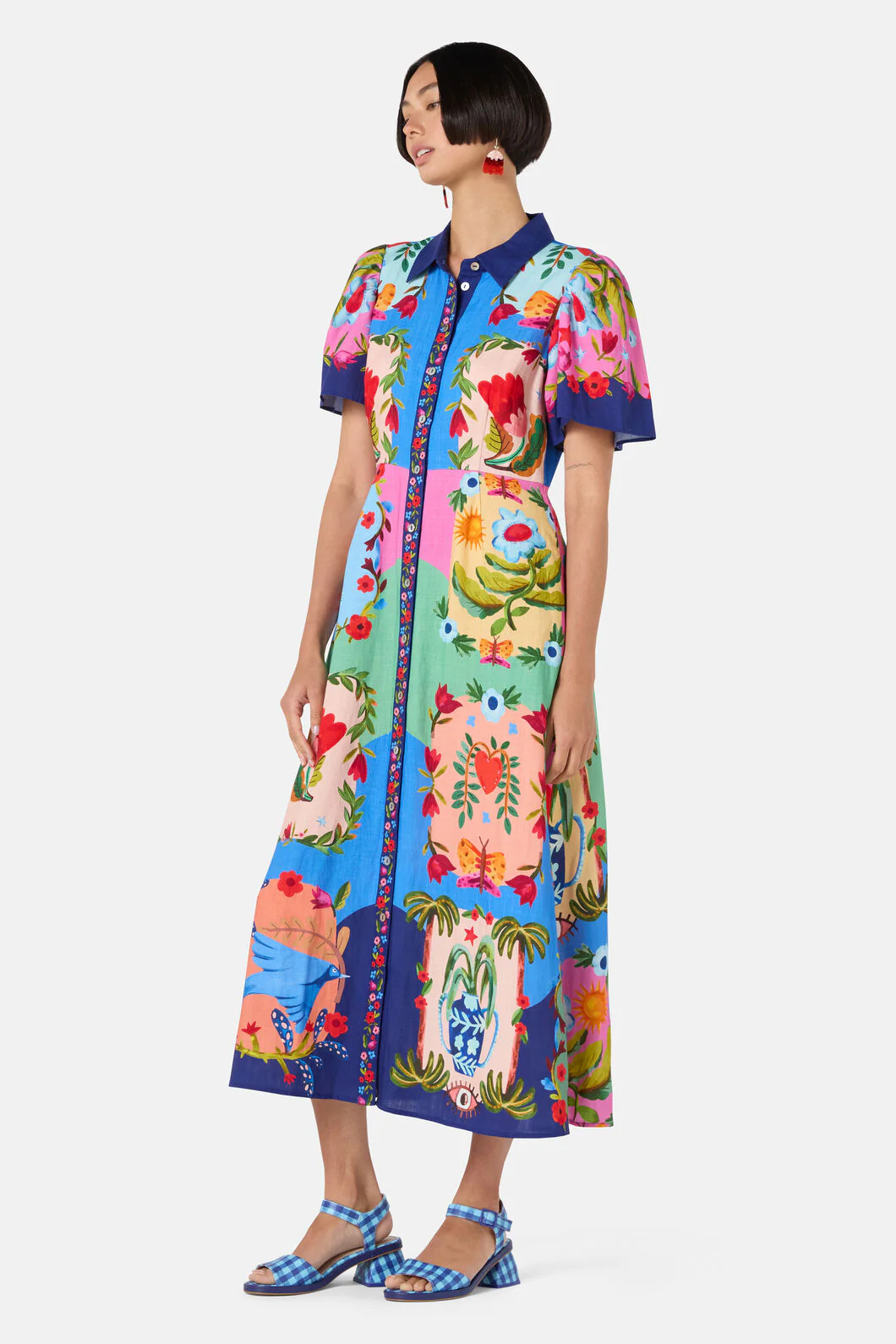 Little Things Placement Shirt Dress - Image 4