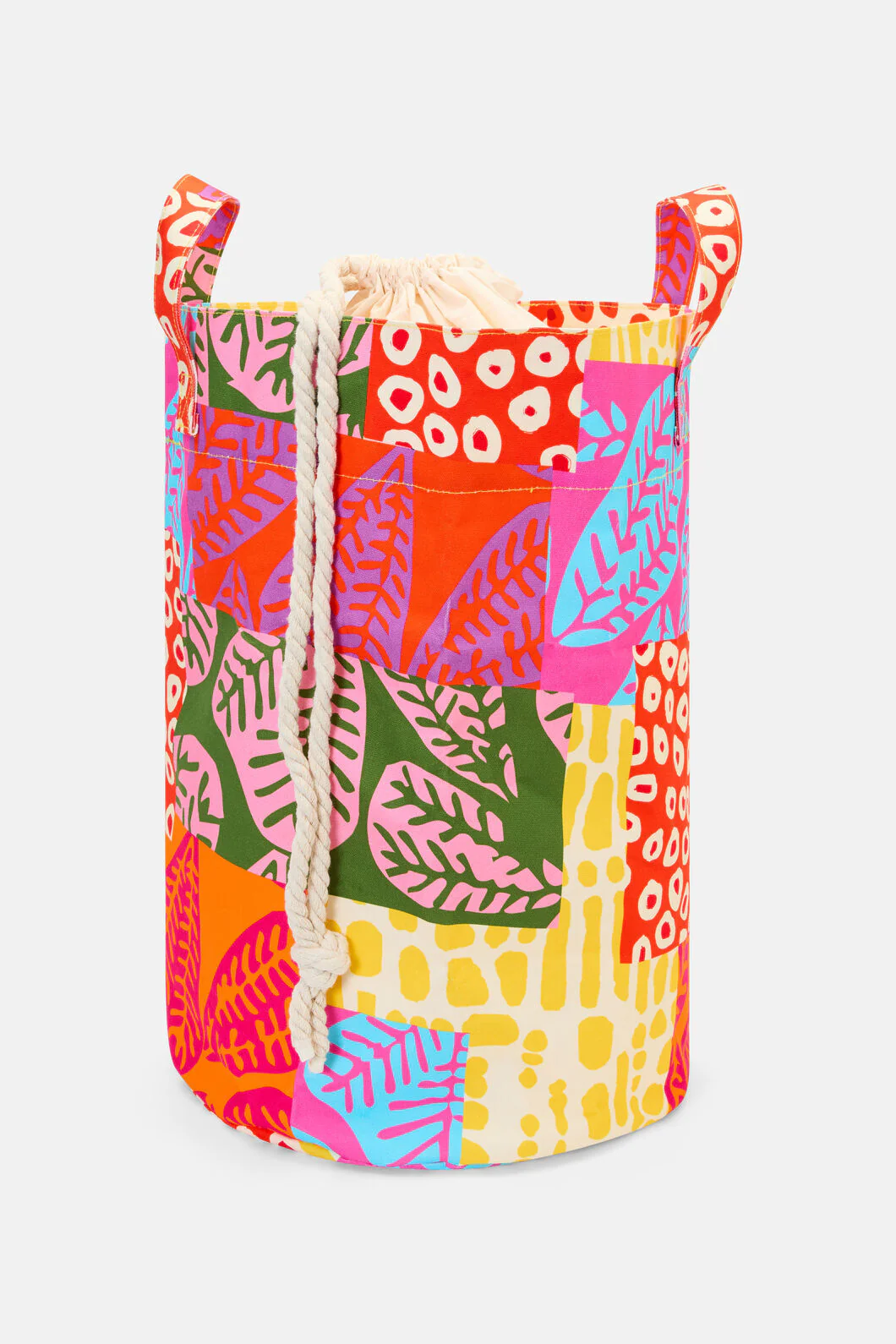 Lola's Patchwork Laundry Basket - Image 2