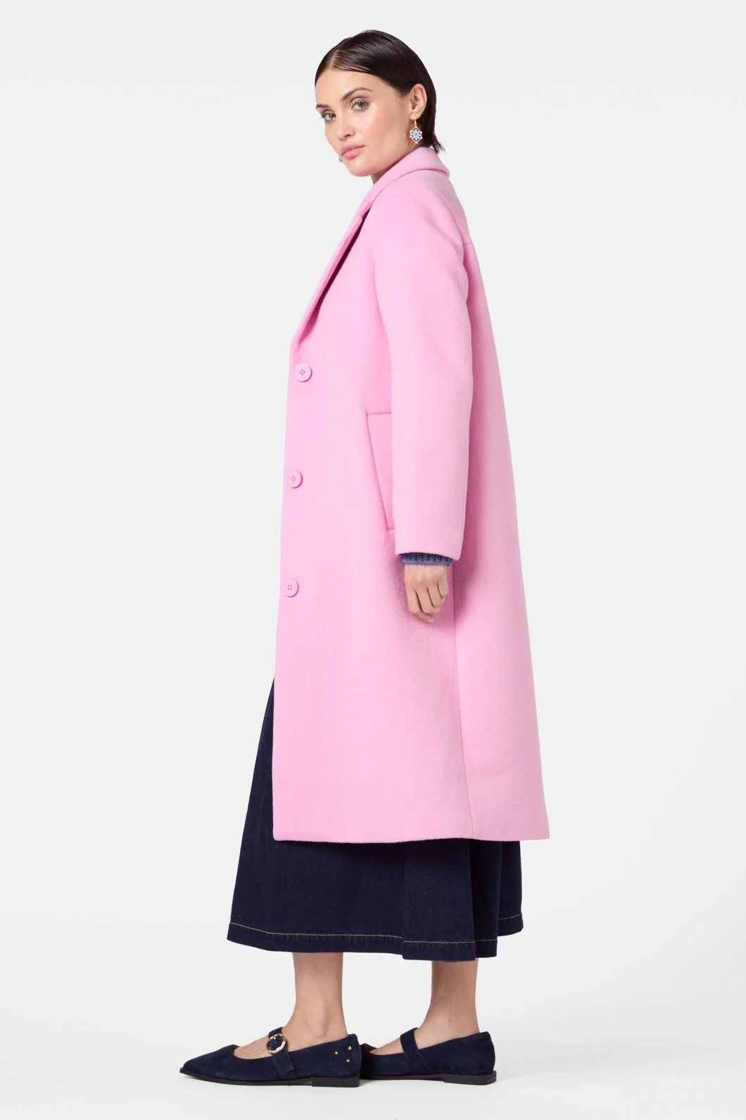 Long Lapel Coat - Image 5