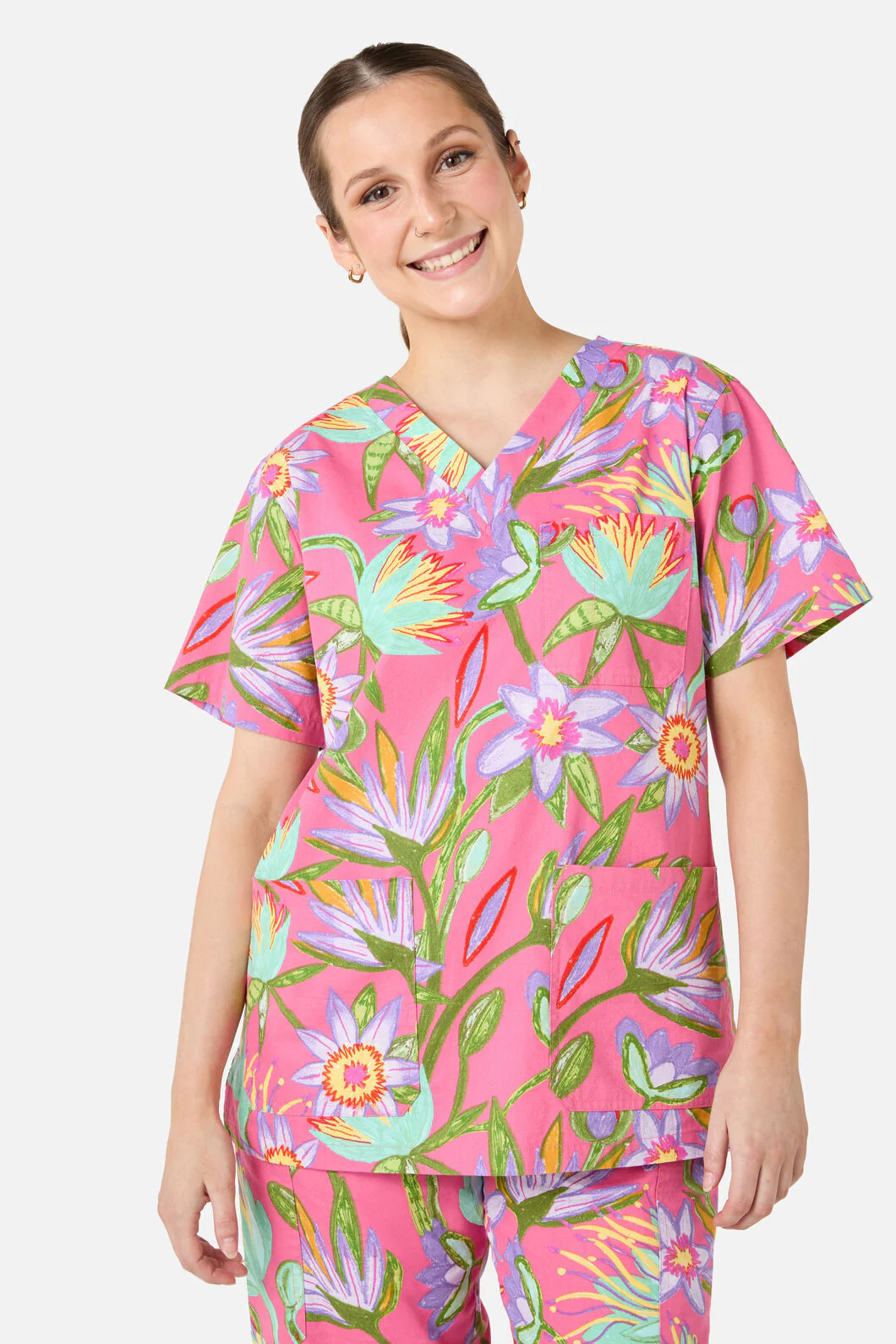 Lotus Flower scrub set - Image 2