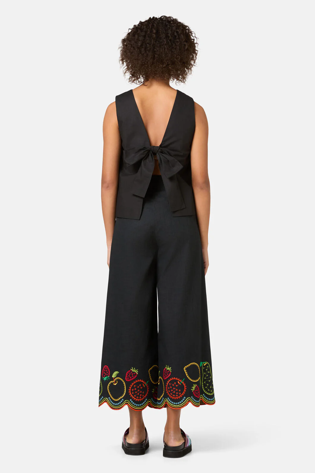 Lucy Cotton Tie Tank - Image 5