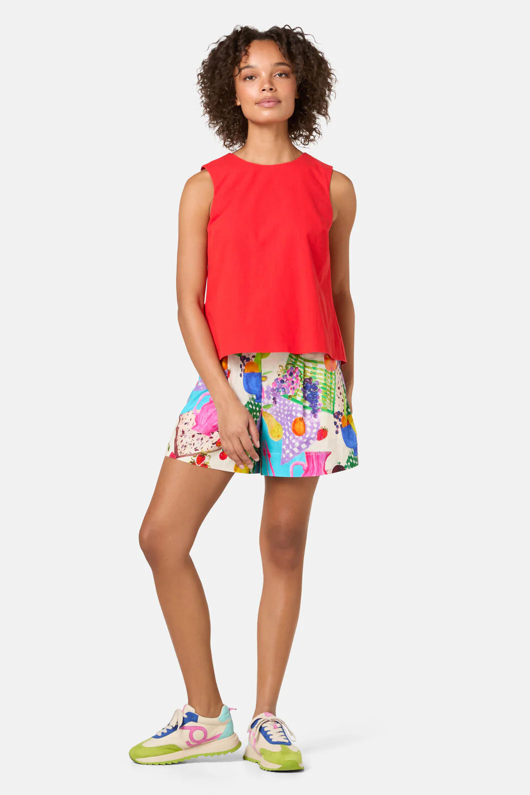 Lucy Cotton Tie Tank - Image 9