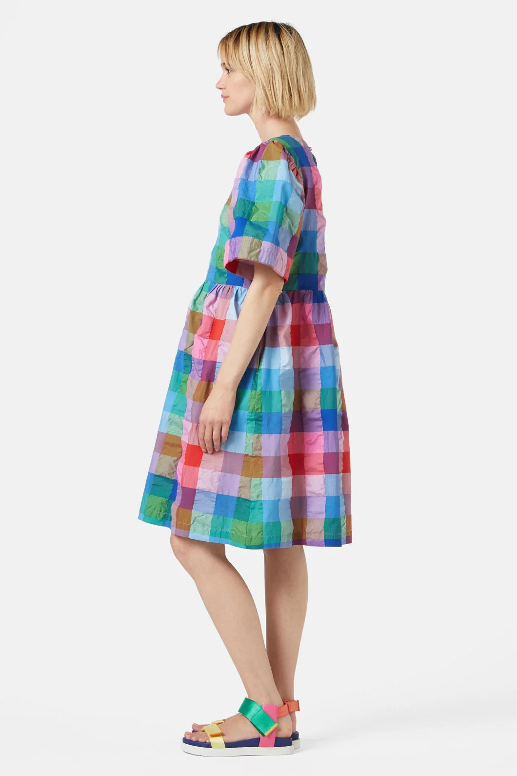 Mathilda Check Dress - Image 3