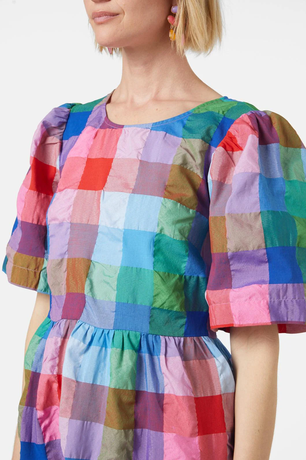 Mathilda Check Dress - Image 5