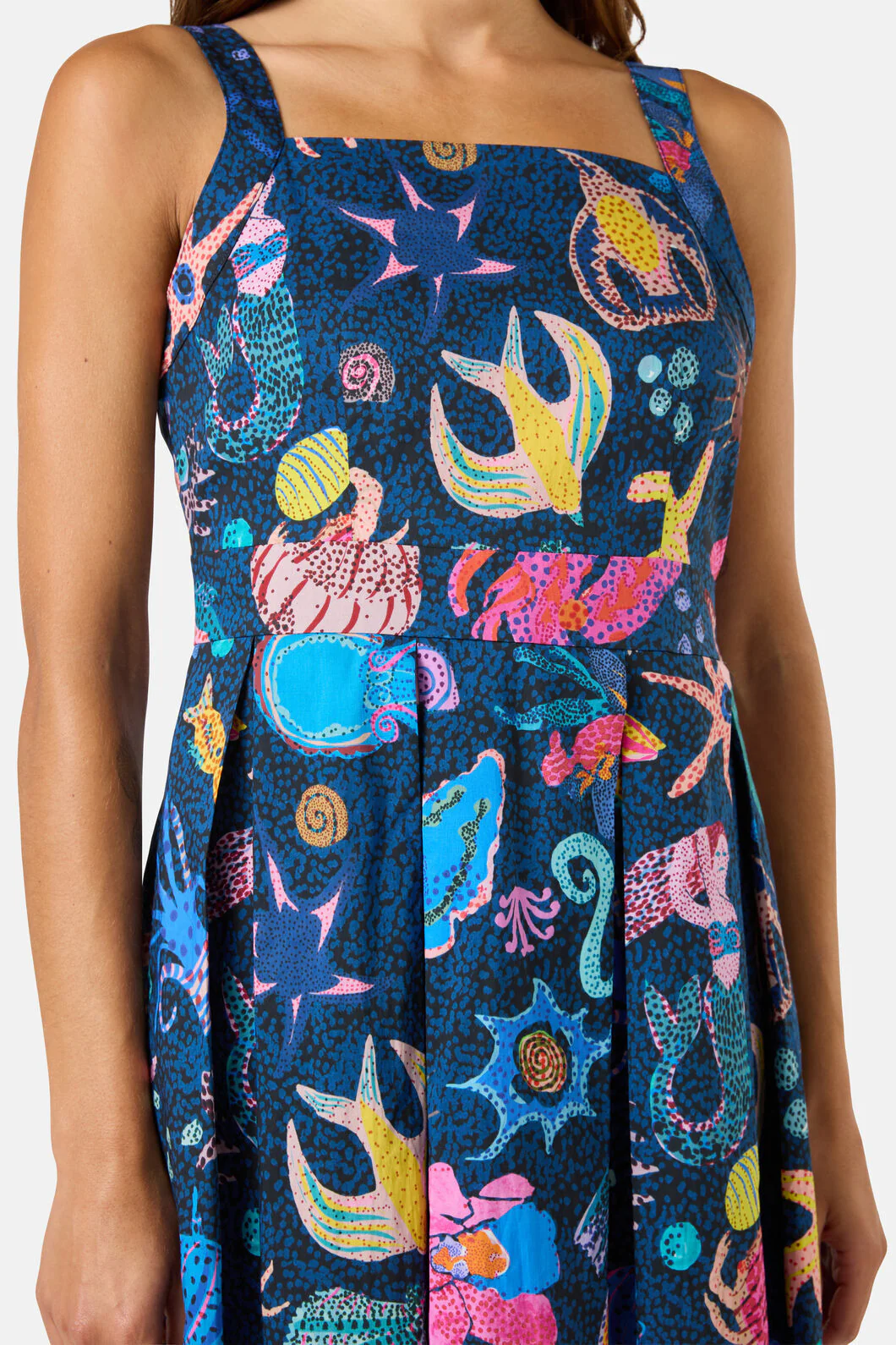 Mermaid Print Apron Dress - Image 6