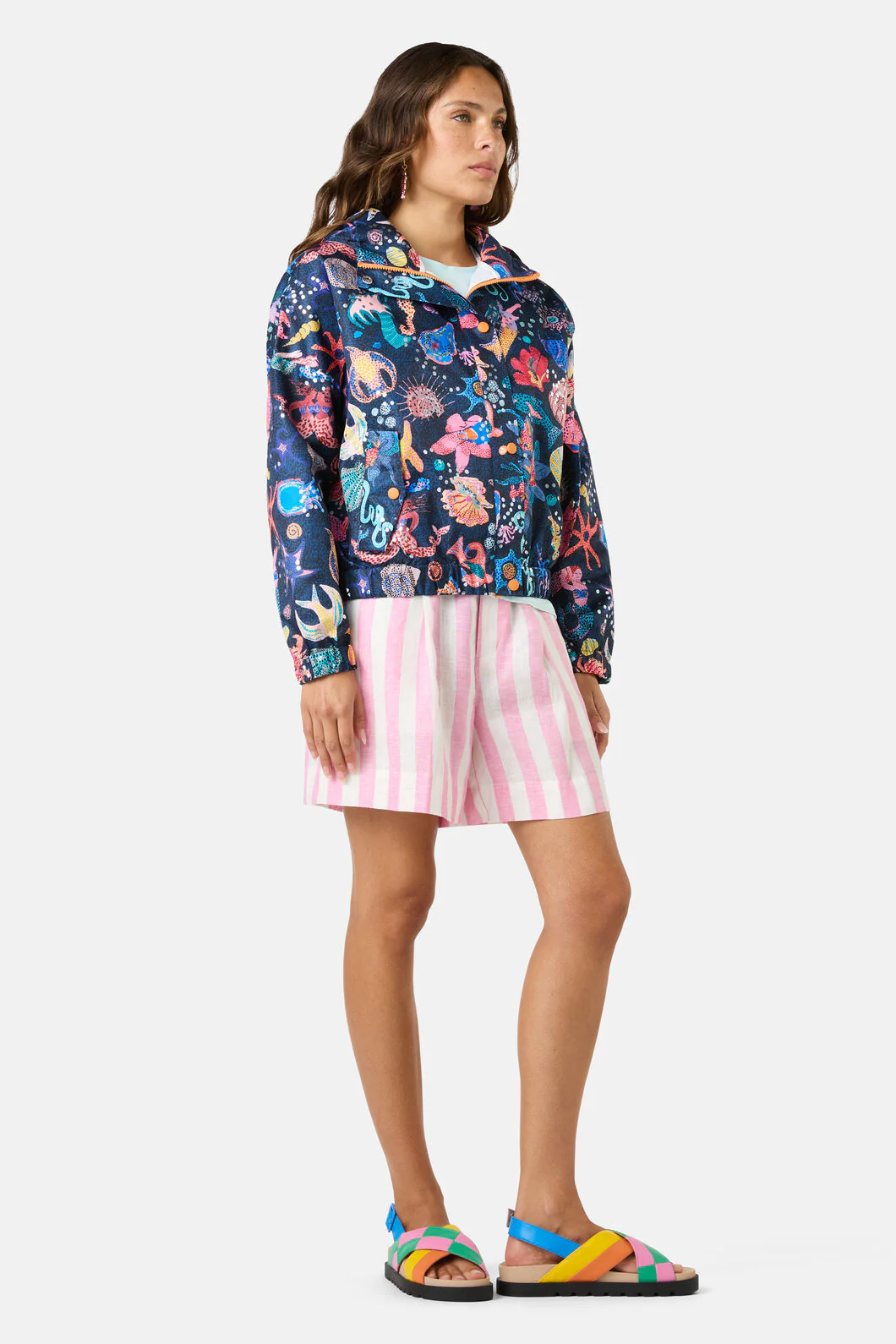 Mermaid Print Raincoat - Image 5