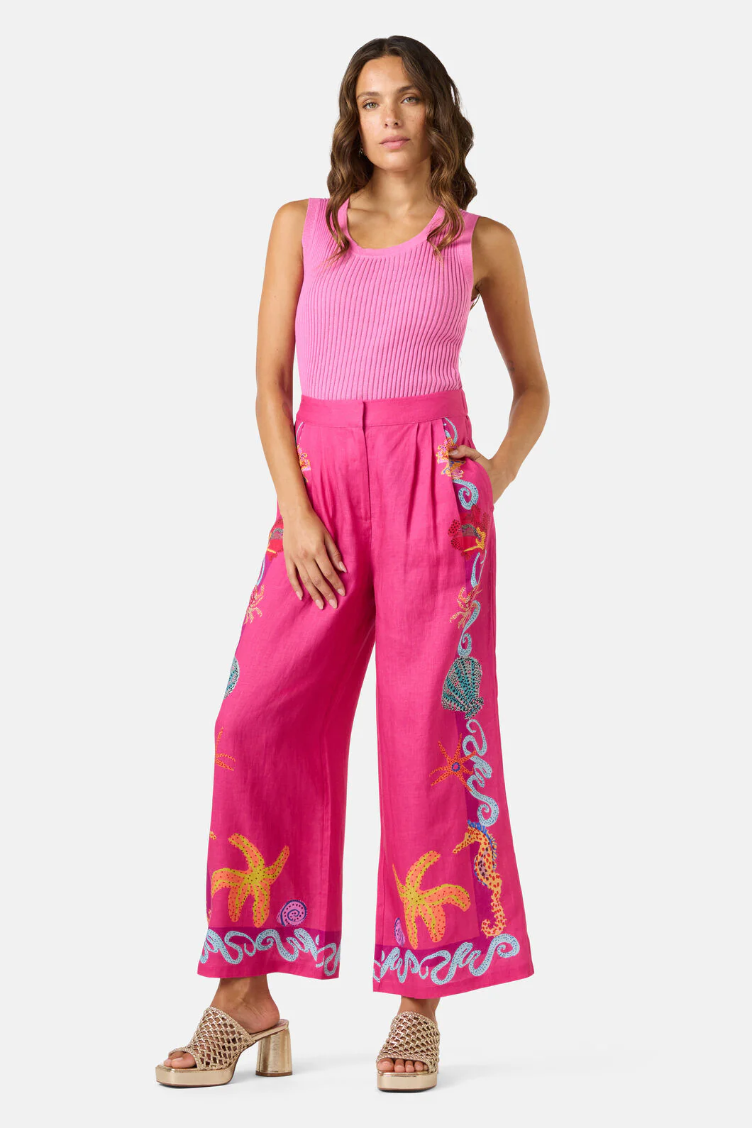 Mermaid Resort Print Pant - Image 2