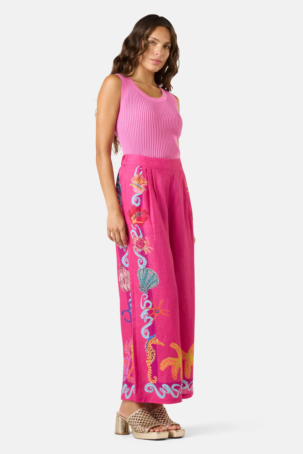 Mermaid Resort Print Pant - Image 3