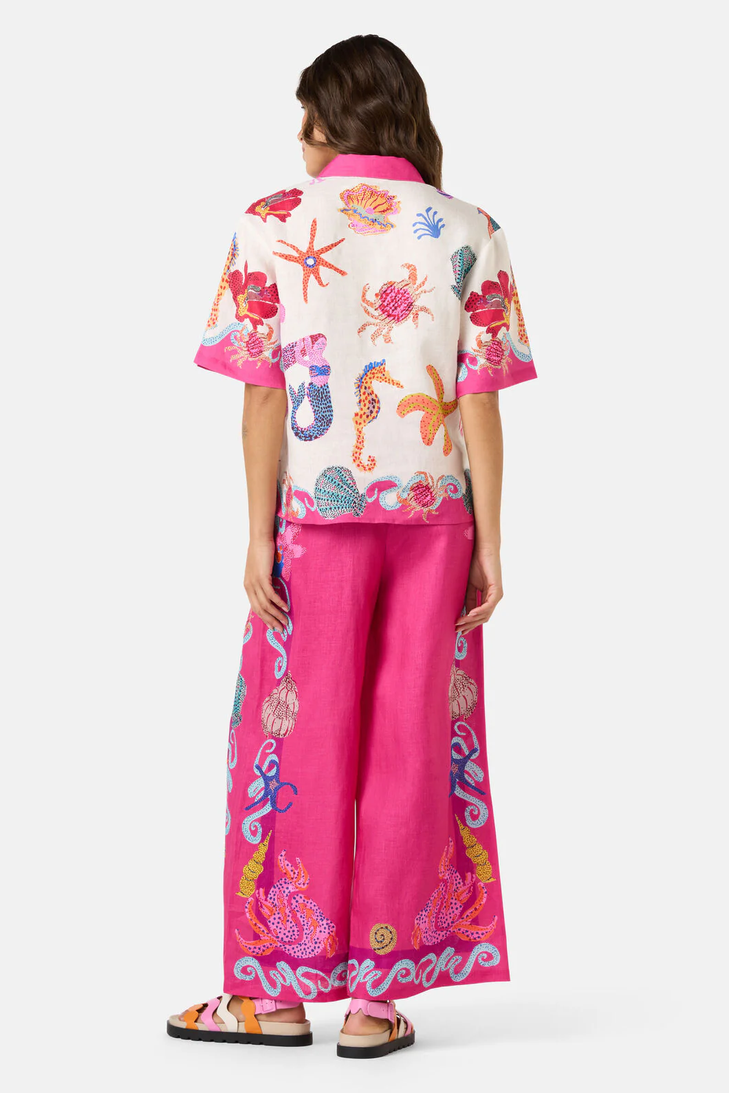 Mermaid Resort Print Shirt - Image 6